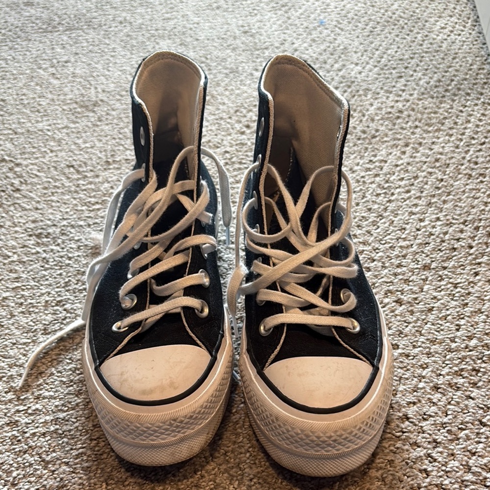 Converse Platform Sneakers Black size 5.5